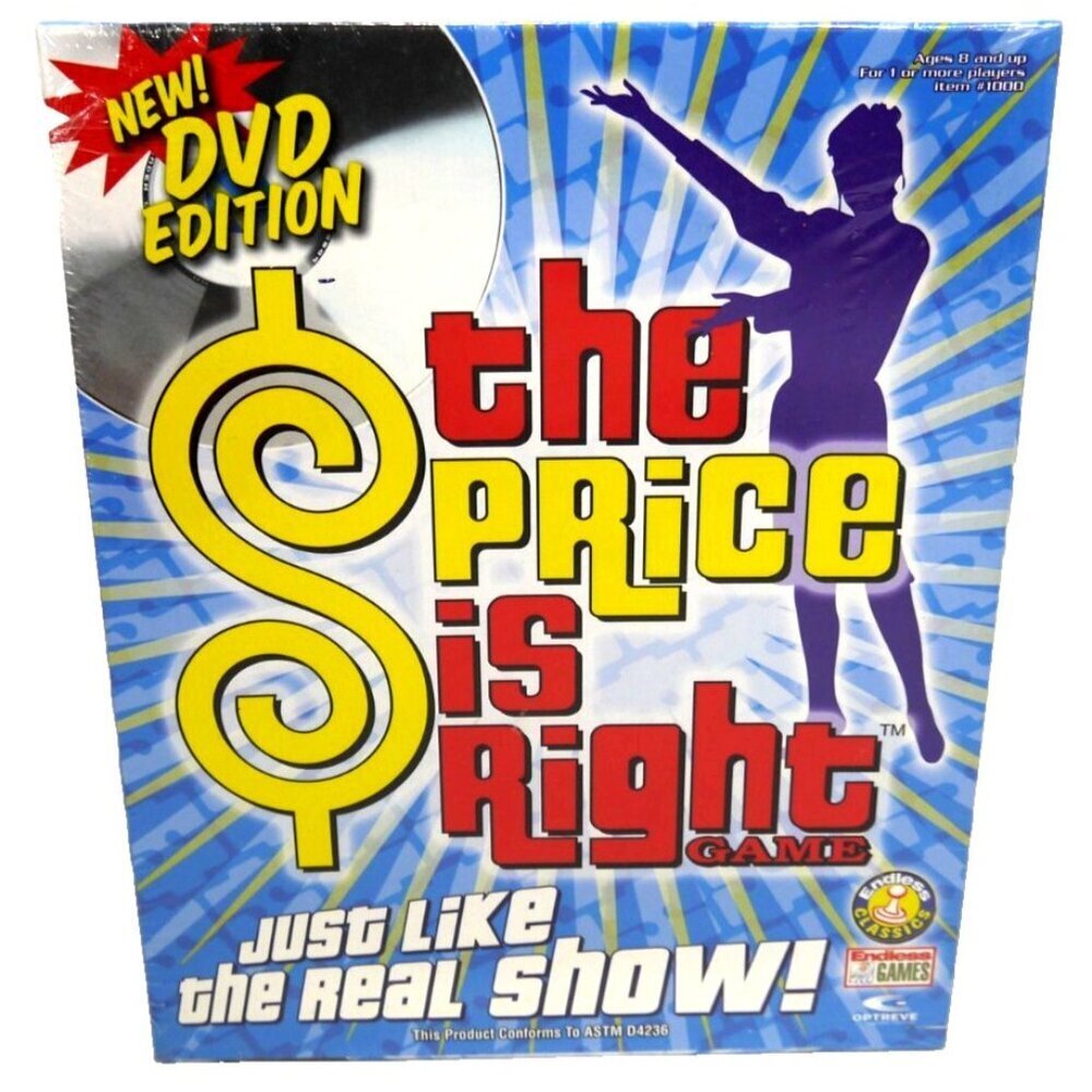 THE PRICE IS RIGHT Game DVD Edition ENDLESS GAMES 2005, NEW made in USA